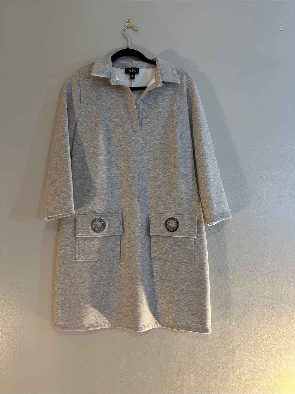 EUC like new gray MSK dress size medium